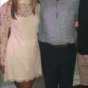 Bell Sleeve Lace Dress